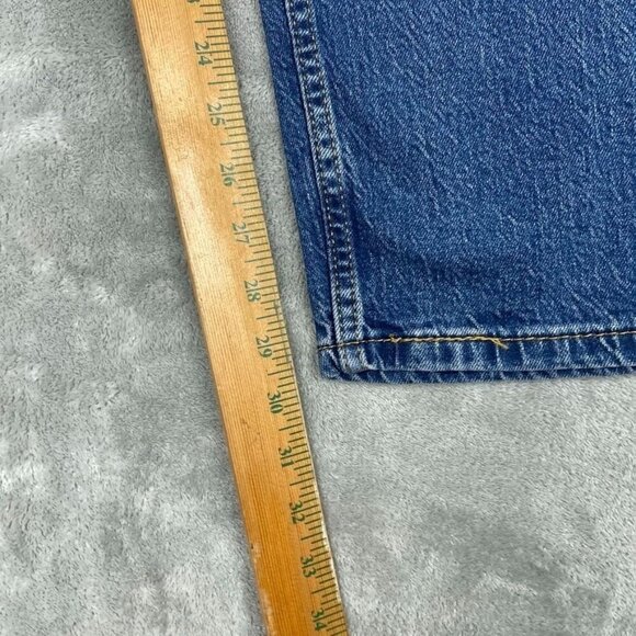 Levis 505 Straight Fit Medium Wash Jeans W30 L30 Mens Denim a0026 - Picture 9 of 9
